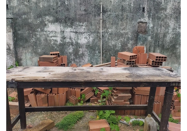 Vendo bancada forté de madeira