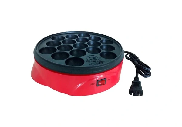Panela, forma elétrica de Takoyaki - 18 furos importado - produto no Brasil