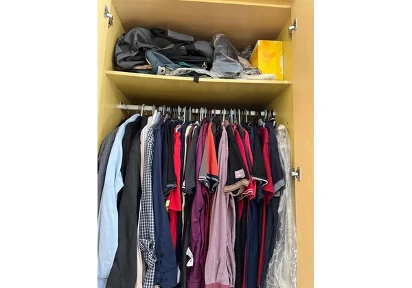 Guarda roupa MDF padrão marfim