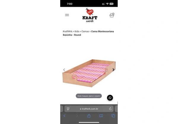 Cama montessoriana Kraft 2 unidades