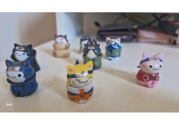 Kit 8 Peças de Naruto Gatinho