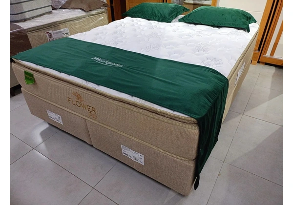 Cama Box Flower plus Minaspuma linha Hotelaria Premium