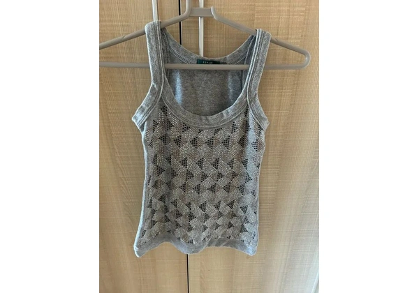 Blusa cinza brilhos Espaço Fashion P
