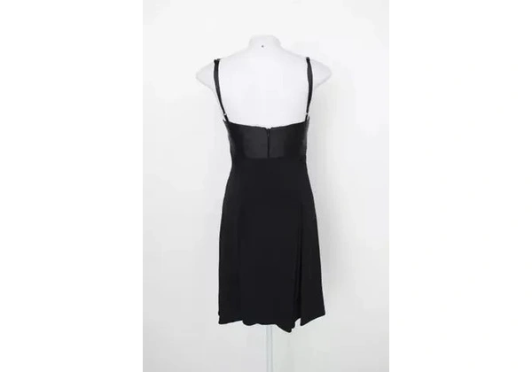 Vestido Ellus Feminino Preto Com Drapeado - Tamanho P