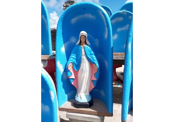 Imagem nossa senhora das Graças 60 cm em concreto cimento