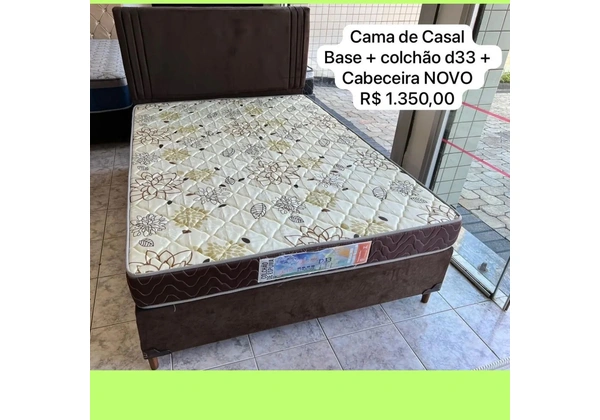 Cama Box Nova de Casal Completa - Entregamos