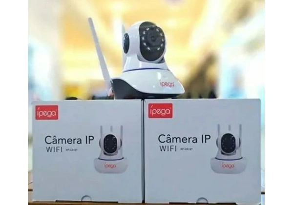 Câmera ip Wifi Kp-ca127 Visão Noturna 3 Antenas - Ípega Hd 720p