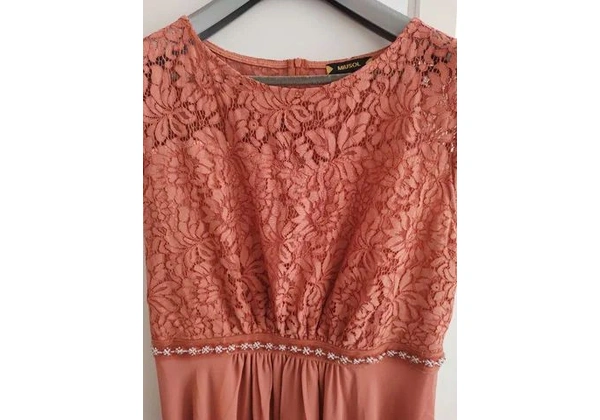 Vestido chiffon festa marca Miusol