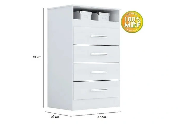 Cômoda Jéssica 100% MDF - Entrega/Montagem Grátis para Fortaleza