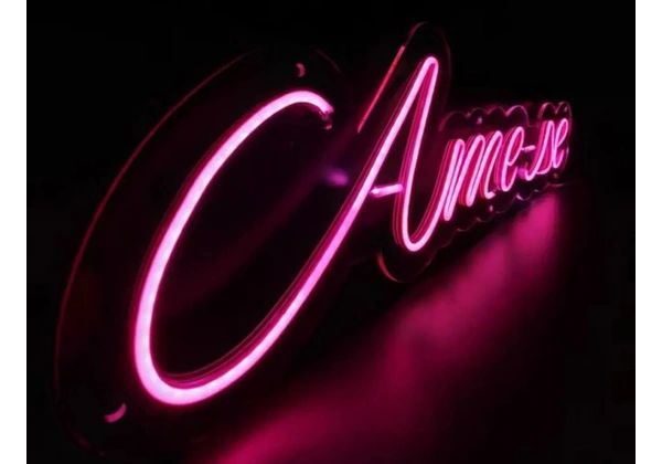 Luminária Ame-se Neon LED