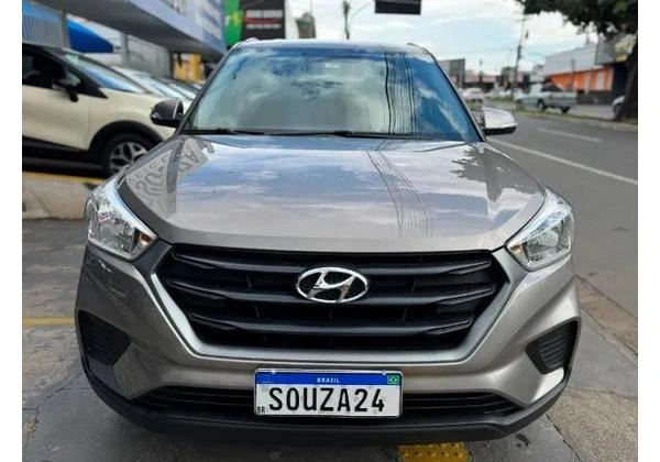 hyundai creta action 1.6 flex automática 2021/2022 completa pneus novos ipva pago file