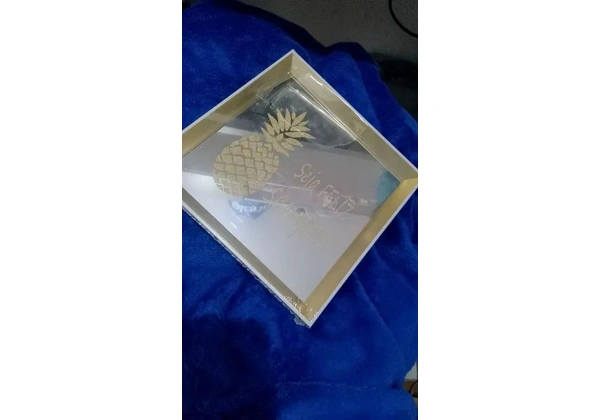 Quadro com espelho enfeite para casa