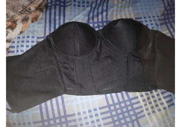 Crooped estilo corcelet nunca usado motivo não deu em mim !