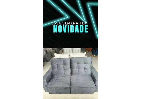 Sofa retratil com 3 lugatres novo