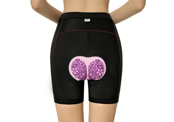Short de ciclismo 3d feminino, gel acolchoado corridas de montanha, bicicleta, respirável