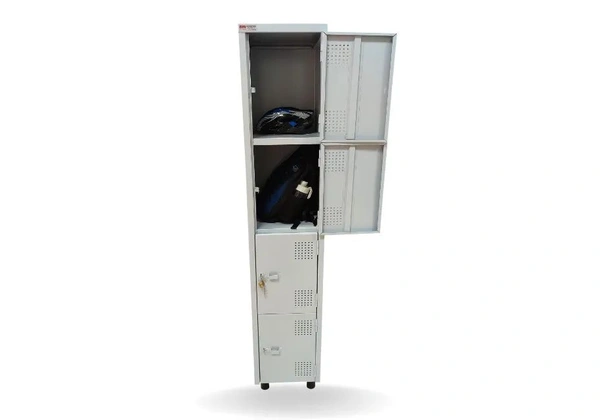 Armário roupeiro 4 portas 190x33x42 cm P/ Cadeado