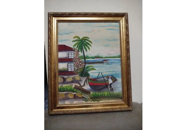Quadro decorativo pintado a mão (Entrego)