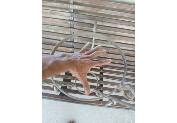 Suporte para plantas de ferro