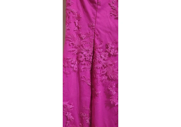 Vestido de festa longo pink