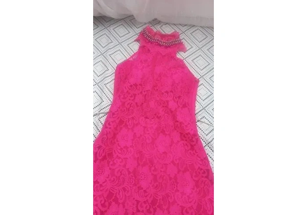 Vestido festa renda Pink perfeito tamanho M