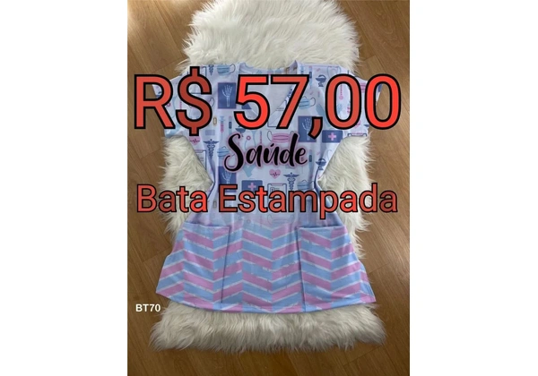 Bata Estampada - Área de Saúde