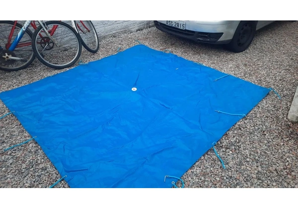 Lona Azul para Área Externa