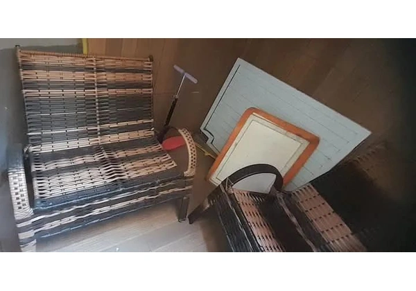 Vendo kit namoradeira nova