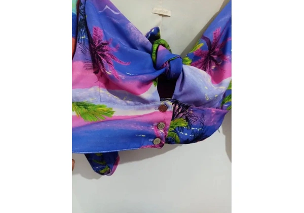 blusa estampada da angelique muito linda