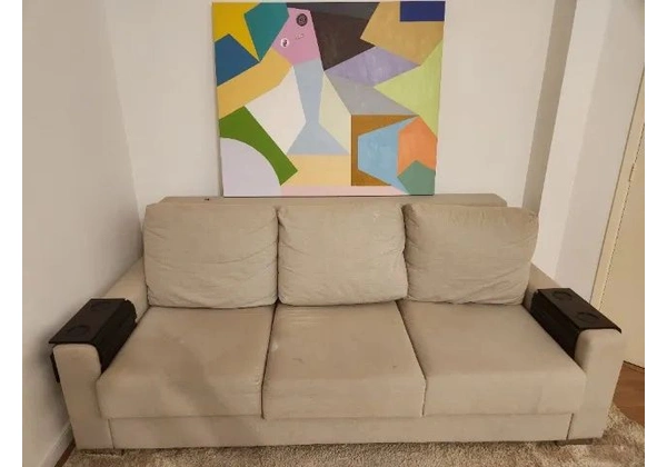 Sofá retrátil 3 lugares