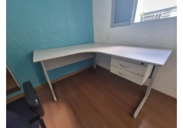 Mesa de escritório em L 1, 49 x 1, 49 -1