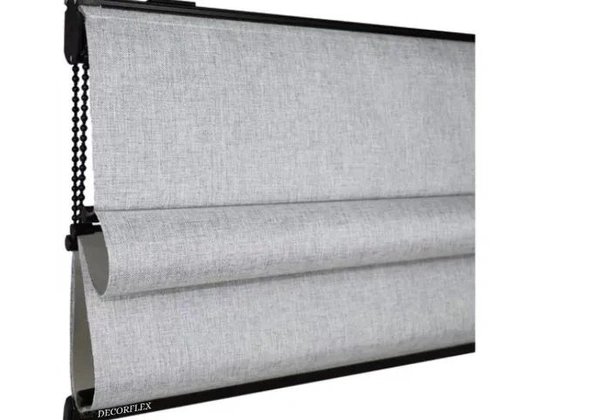 Transforme seu ambiente com a elegância e funcionalidade da persiana romana Blackout!