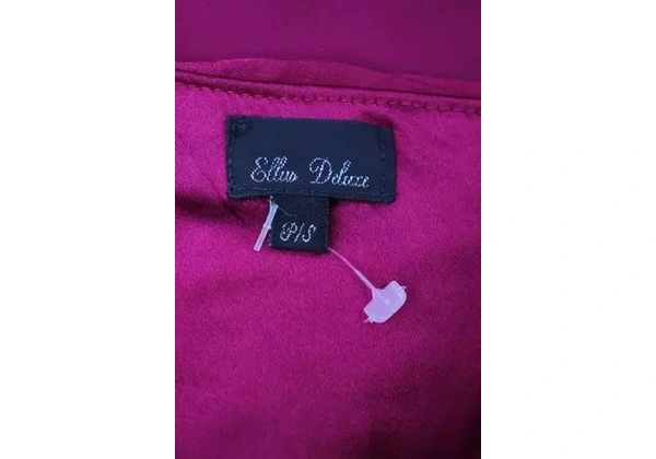 Vestido Ellus Feminino Rosa Com Drapeado - Tamanho P