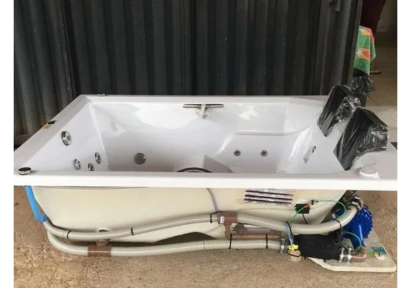 Banheira Dupla com Hidromassagem (Aquecedor, Led, Frete e Instalação grátis )