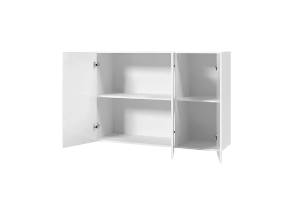 Armário Aério 3 Portas - Branco Suspenso Parede Mdf/mdp
