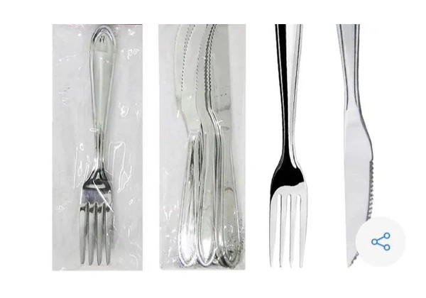 Conjunto de Talheres em Aço Inox - 6 Peças