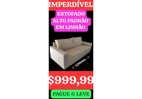 SOFÁ ALTO PADRÃO, LEIAM:
