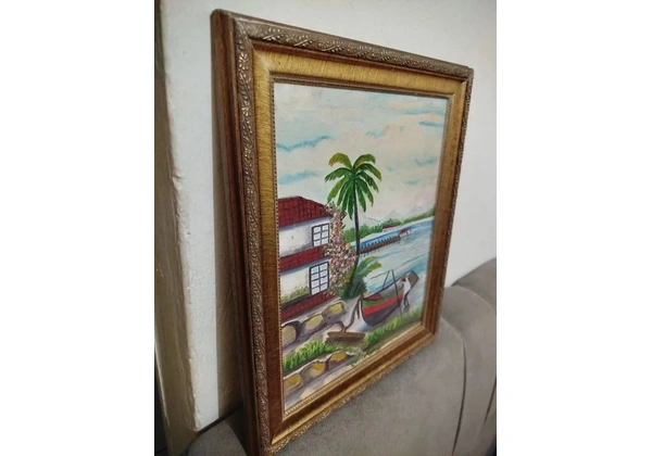Quadro decorativo pintado a mão (Entrego)