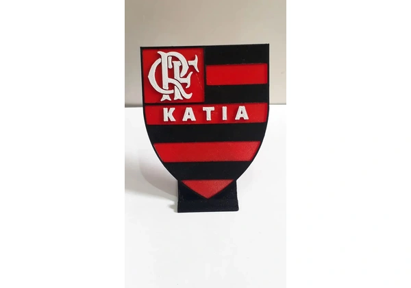 Decoração Escudo do Flamengo com nome