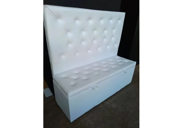 Kit Cabeceira + Recamier Baú (Entrega Grátis)