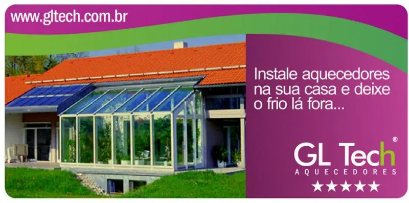 Instalação aquecimento solar e aquecedores a gás - GL Tech Aquecedor Solar