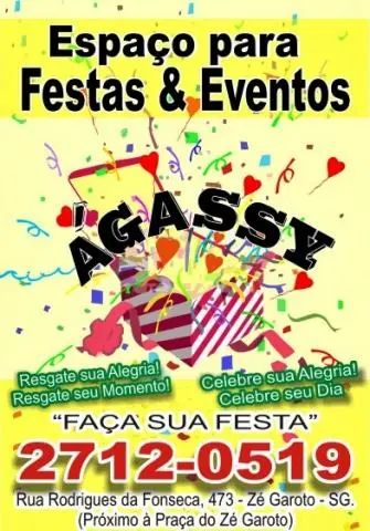 Salão de festas Ágassy