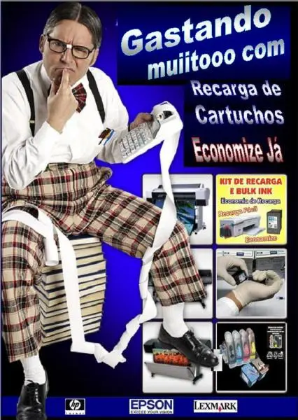 BULK INK IMPRESSORA KIT RECARGA FACIL DE CARTUCHO