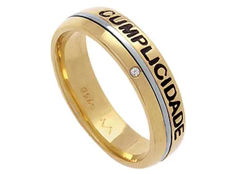 Alianças em ouro 18k noivado casamento personalizadas Elite Jóias