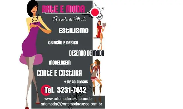 Escola de corte e costura, modelagem industrial e sob medida, moda intima ligerie dia e noite