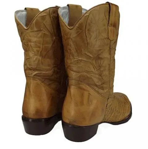 Bota Texana Escamada Couro Legítimo cor Látego