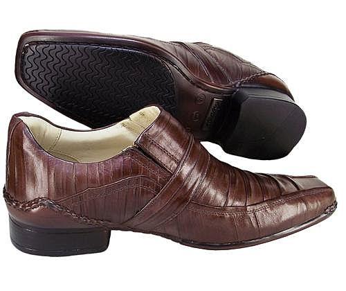 Sapato Masculino em Couro cor Havana Alcalay Calçados Ref L3018