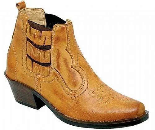 Bota Country Masculina em Couro Natural - Alcalay - Referência 04