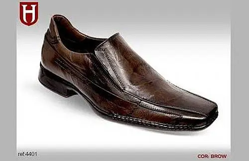 Sapato Social Masculino Café Ref. 4401