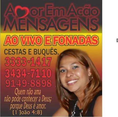 MENSAGENS AO VIVO - TELEMENSAGENS - CESTAS