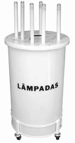 Coletor e transportador de Lâmpadas usadas